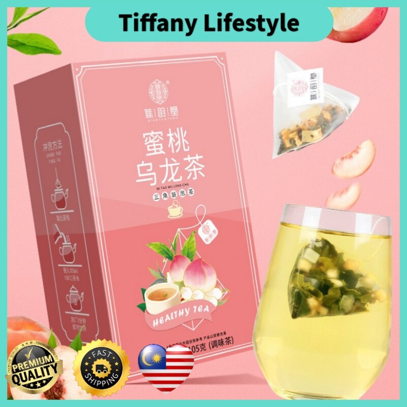 Promo🥳 谯韵堂 蜜桃乌龙茶 大包装 QiaoYunTang Peach Oolong Tea [30 x Tea Bags] skin