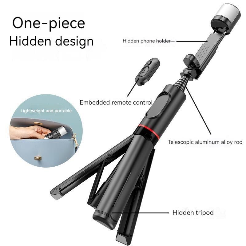 Zeallion Gimbal Gập Giá Đỡ Ba Chân Gậy Selfie Chống Rung Thiết Bị Ổn Định Cầm Tay Từ Xa Bluetooth Điều Khiển Tay Cầm Chống Rung Điện Thoại Thông Minh
