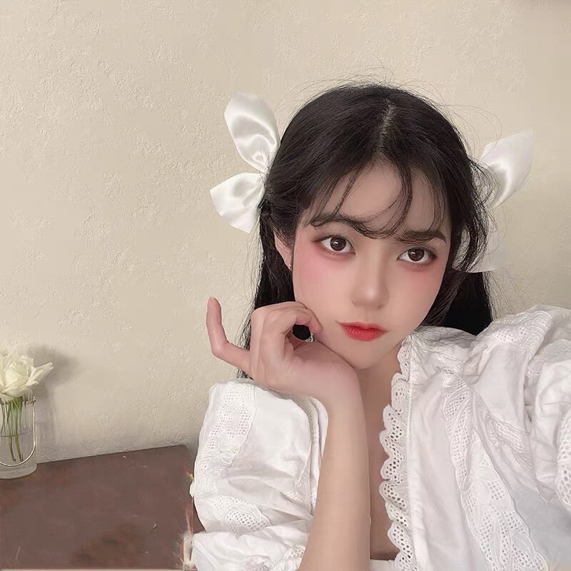 FJSL Kẹp Tóc Nơ Thời Trang Nữ 2 phụ kiện tóc đối xứng Phụ kiện phong cách quý bà BLACKPINK Cùng một đoạn