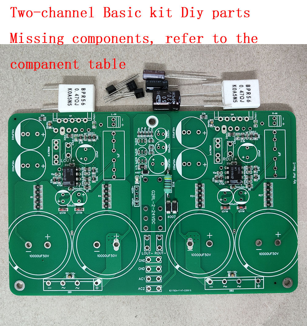 LM3886 Power Amplifier Board 100W NonGC DC Servo MY REF HIFI Power