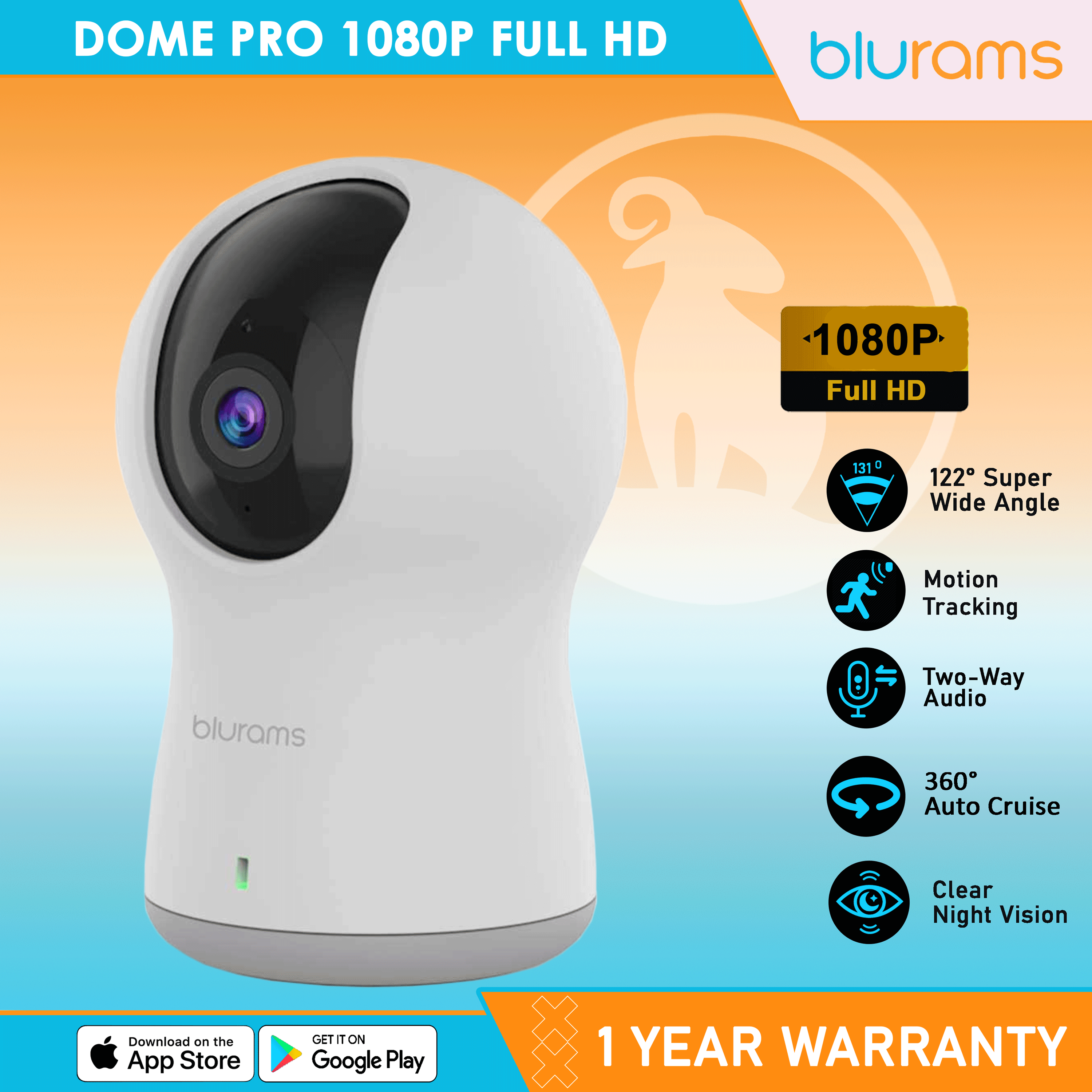 blurams dome pro 1080p security camera