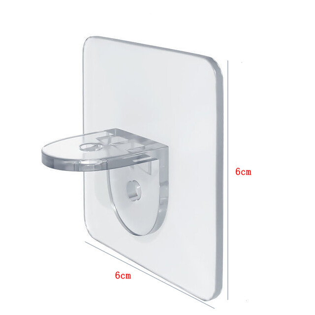 10pcs Adhesive Pegs Shelf Support Clips Layered partition without nail support Punch-free Plastic Closet Cabinet Wall Hanger