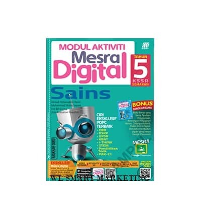 Modul Aktiviti Mesra Digital Kssr Sains Tahun 5 Lazada