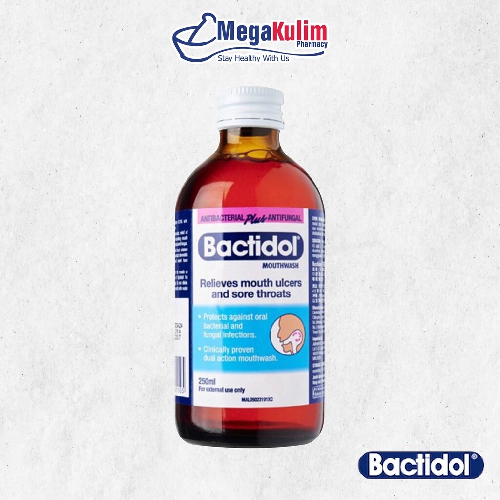 Bactidol Mouthwash 250mL Lazada