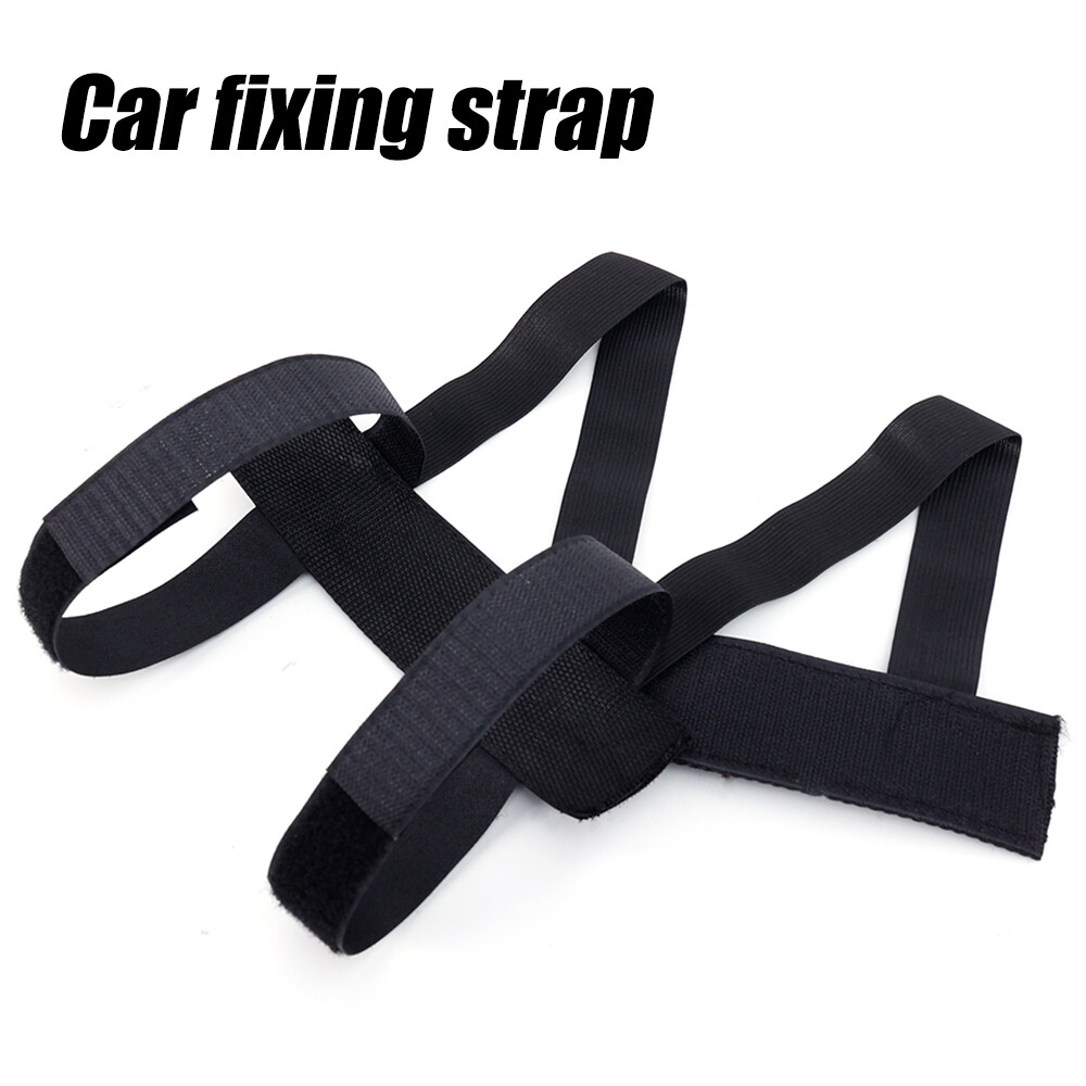 New Car Elastic Mesh Fixed Straps Trunk Interior Organizer Seat Back Fixing Net Bag Extinguisher Car Goods Storage Fixing Strap