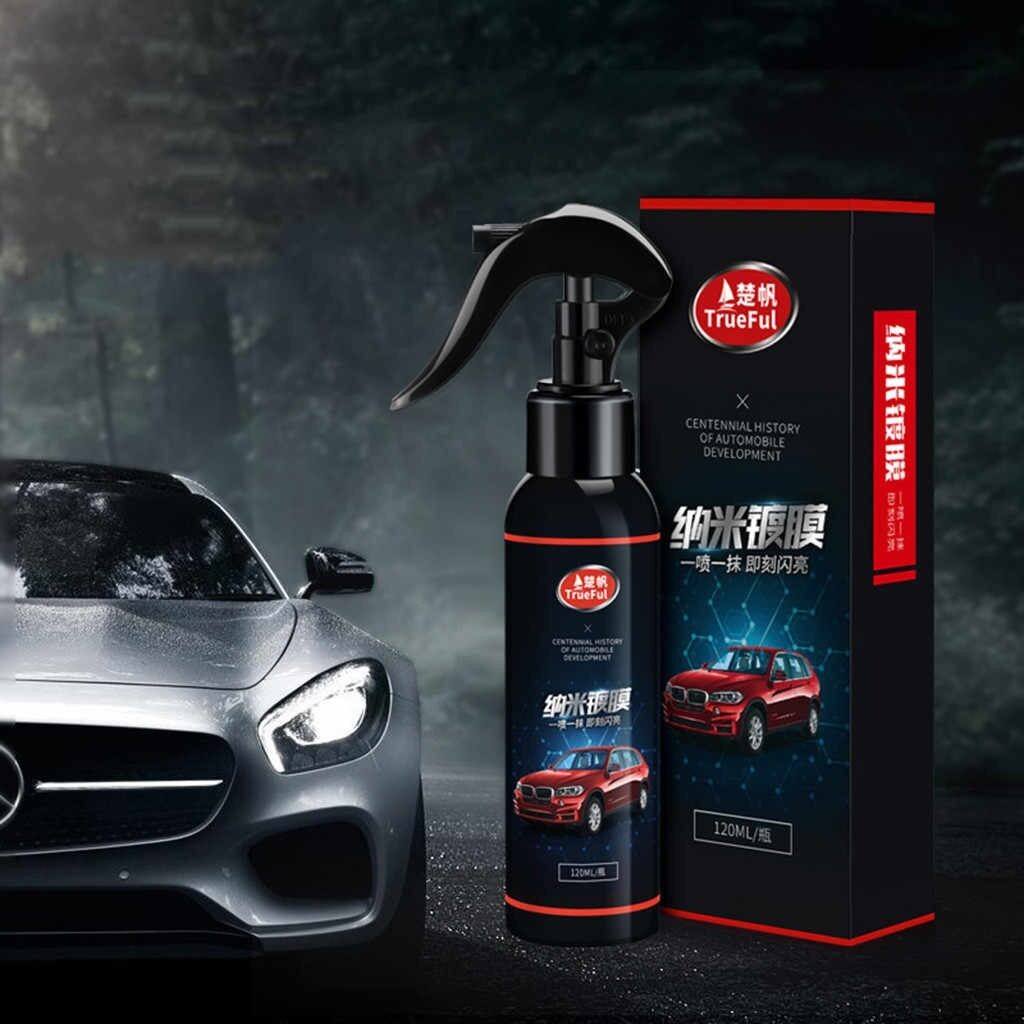 Nano Coat Super Ceramic Car Coating Spray Paint Crystal Nano Nanotech 120ml Wax Polish Liquid 楚帆