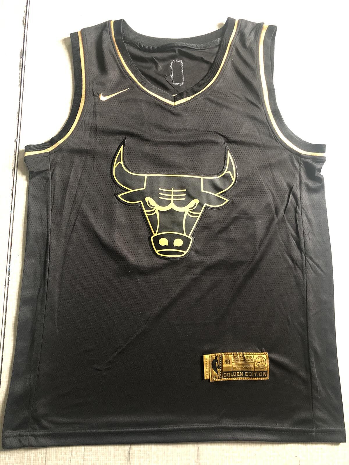 michael jordan black and gold jersey
