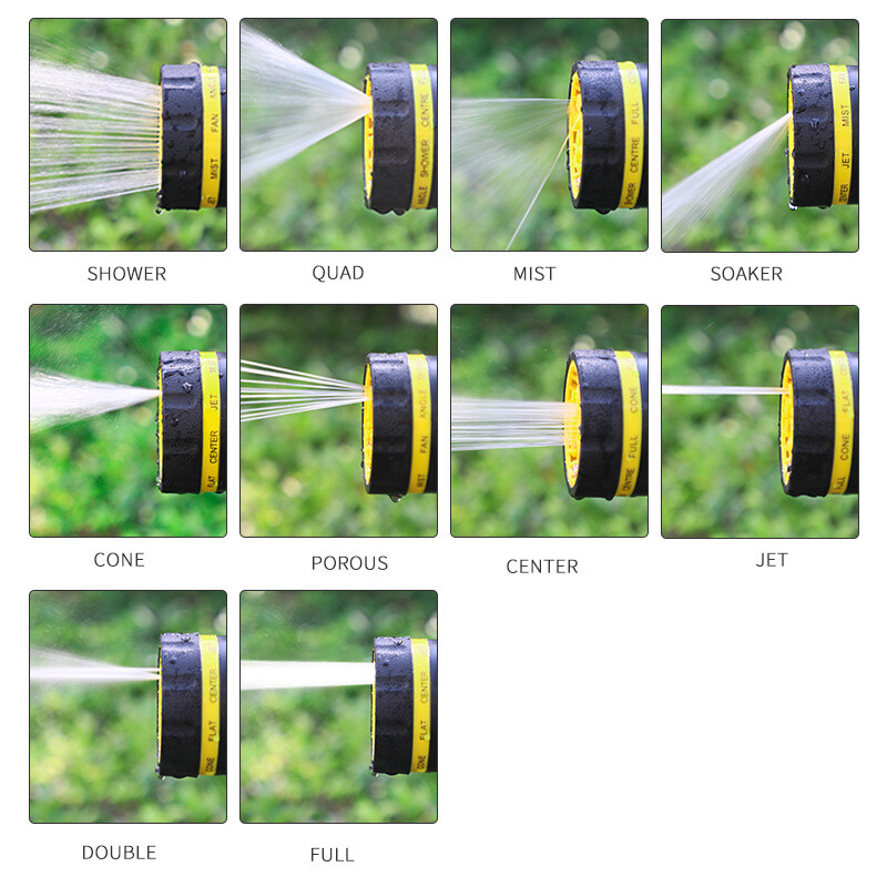 Garden irrigation system Watering set Watering sprinkler head Multi-function adjustable water intensity Watering Household water hose
