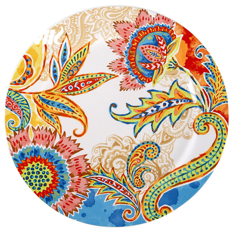 Omk Thổ Nhĩ Kỳ Phong Cách Bohemian underglaze Bộ đồ ăn bằng gốm Bộ đĩa ăn tối