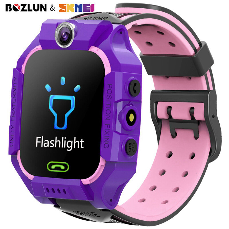 Đồng hồ điện thoại thông minh Skmei bozlun cho trẻ em đồng hồ đeo tay chống nước có màn hình cảm ứng GPS gọi điện cho bé trai bé gái w39 bán chạy