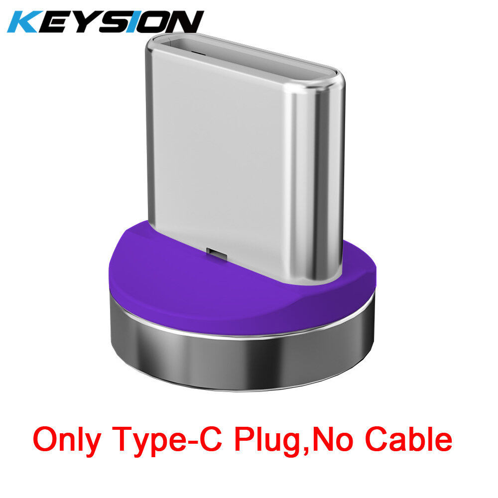 Keysion 540 degree rotate 5a magnetic cable fast charging mobile phone magnet wire cord micro usb type c to usb-a cable for iphone xiaomi