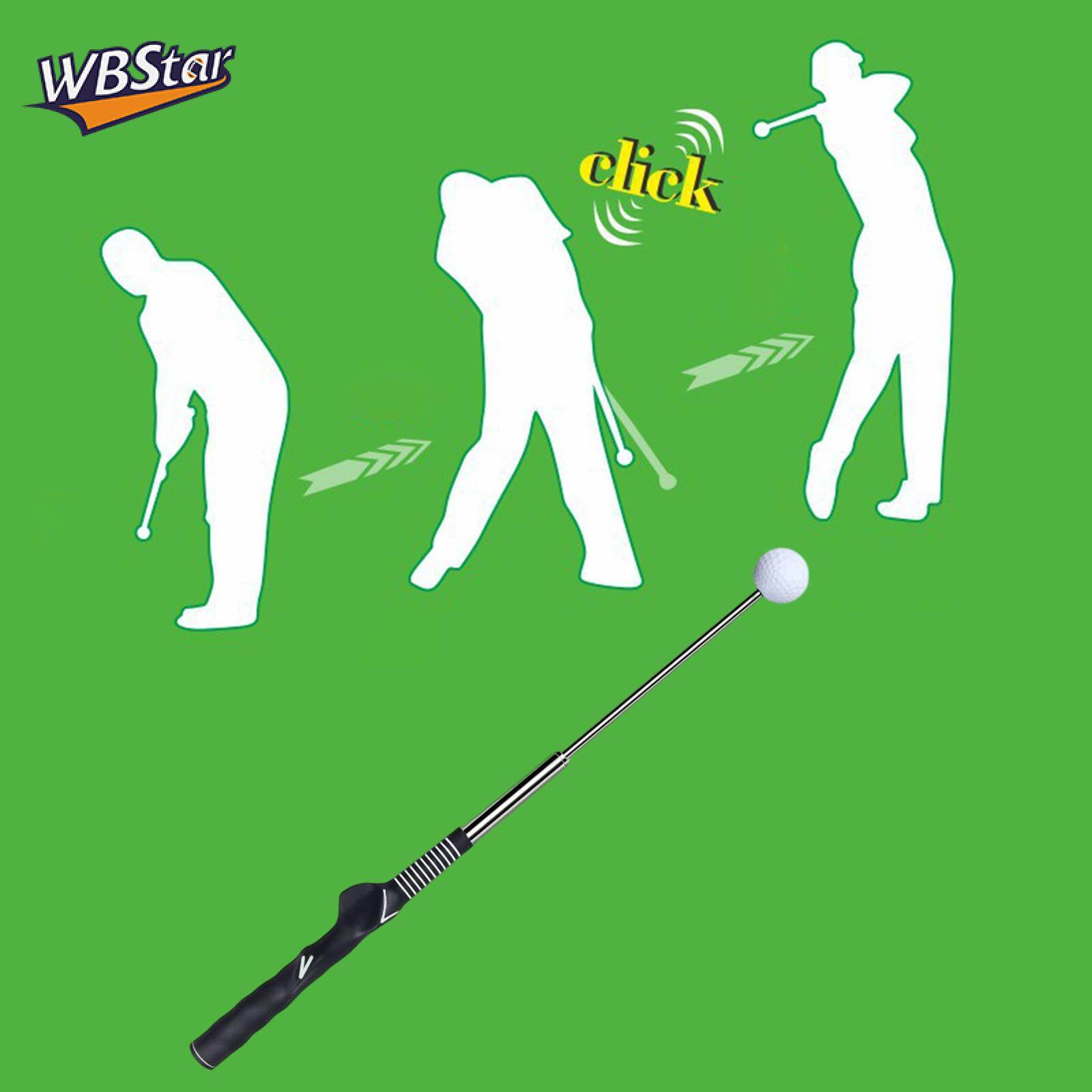 WBStar Telescopic Warm up Stick Practice Golf Swing Trainer Aid for Beginner Adult