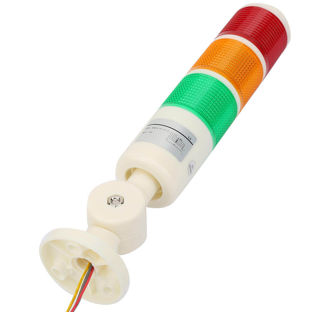 Industrial Warming Light 3-Layer Multilayer Warning Light LED Signal Tower Foldable Alarm Light 24VDC