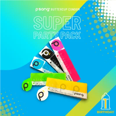 [15pcs] P'sang Super Party Pack Buttercup Condoms