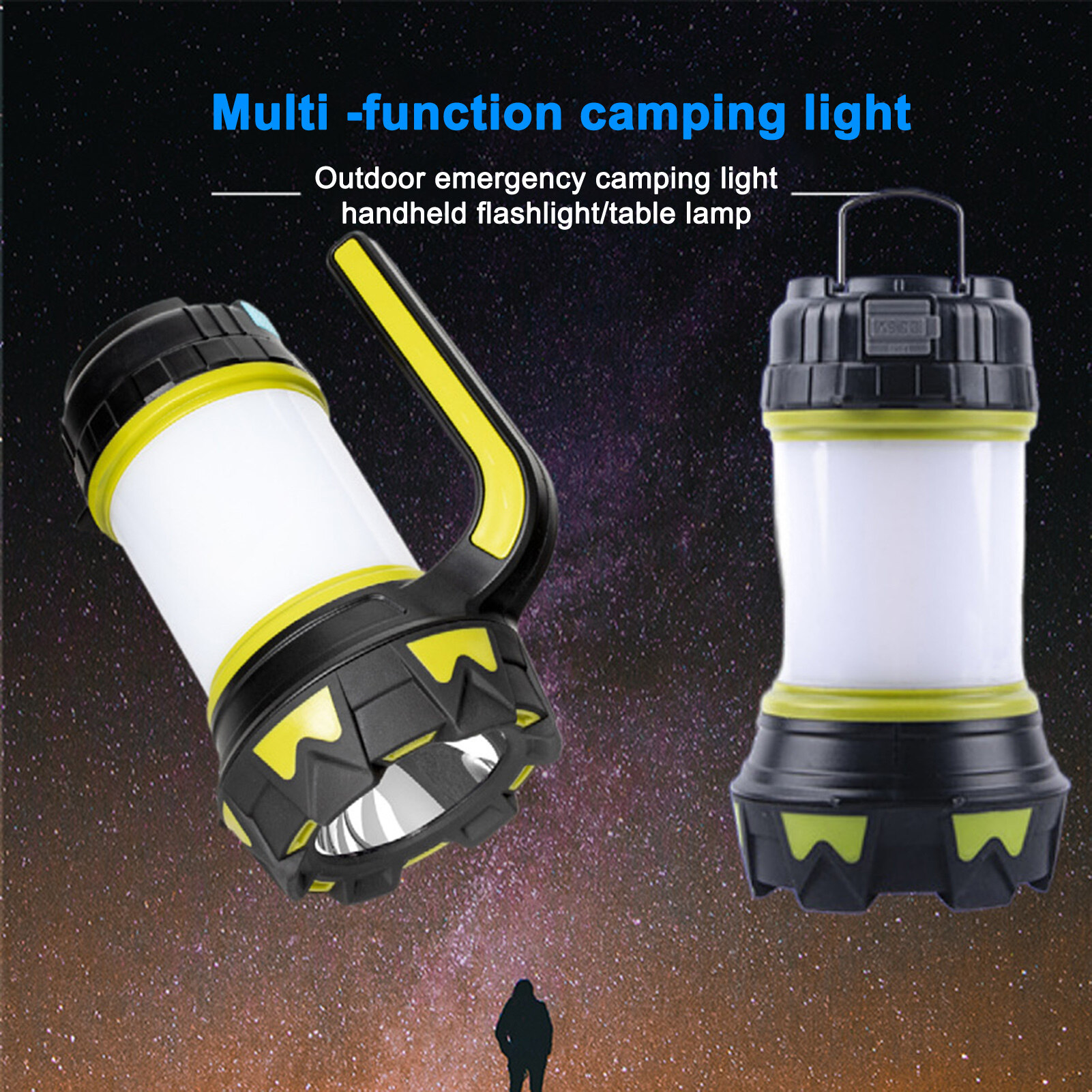 Led Camping Light with Usb Charging Bright and Energy-efficient Camping Light Portable Usb Rechargeable Camping Light Long Battery Life Multi-functional Outdoor Emergency Illumination Ideal