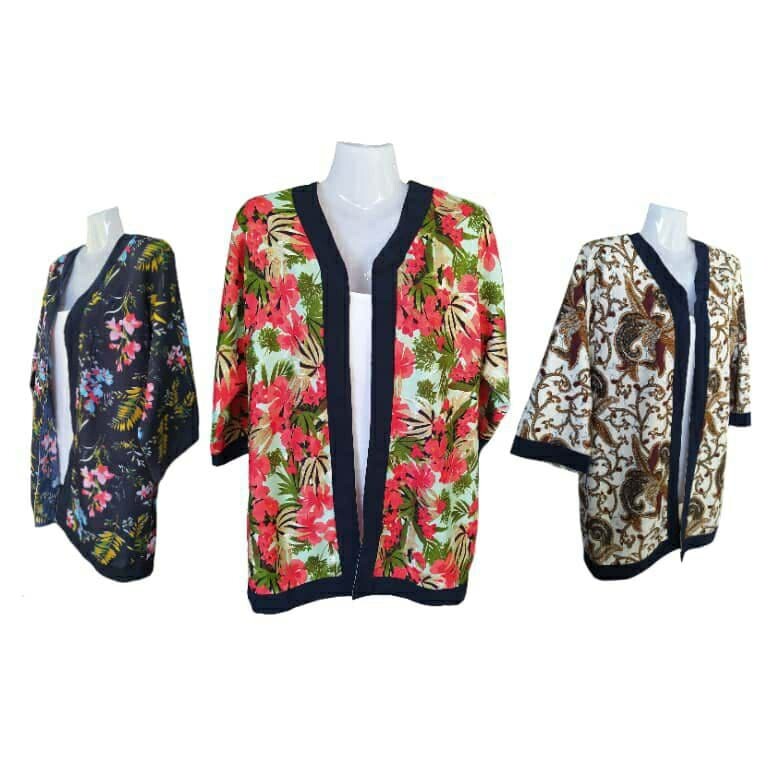 Kimono Cardigan Batik Freesize | Lazada