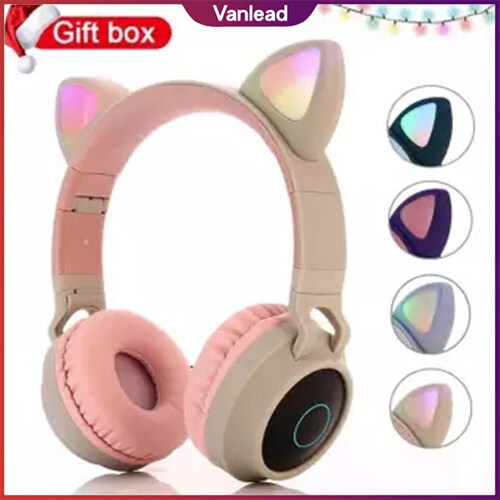 >> BÁO GIÁ METERMALL TRẺ EM TAI NGHE BLUETOOTH 5.0 CHO MÈO CÓ THỂ GẬP LẠI TAI NGHE KHÔNG DÂY ÂM THANH NỔI TRÊN ĐẦU VỚI ĐÈ | Shopee Lazada Sendo Tiki mới nhất 66 Tai nghe vanlead, tai nghe bluetooth 5.0 Tai Mèo dễ thương, gập lại được, không dây, âm thanh nổi, có micro, Đèn Led, hỗ trợ FM Radio/thẻ nhớ TF/Cổng AUX cho Điện thoại thông minh, PC, máy tính bảng