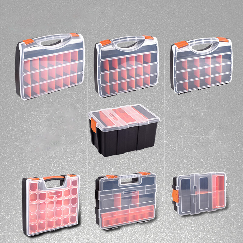 Blesiya Portable Plastic Tool Box Parts Box Storage Components Box