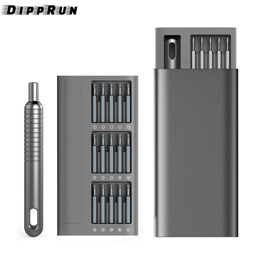 DIPPRUN 31 in 1 Precision Screwdriver Set Mini Magnetic Screwdriver Set Screwdriver Repair Tool for Watch Eyeglass Phone PC Electronics