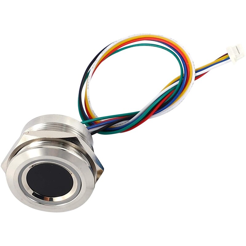 K202 DC12V Low Power Fingerprint Control Board + R503 Fingerprint Module Round Fingerprint Recognition Module