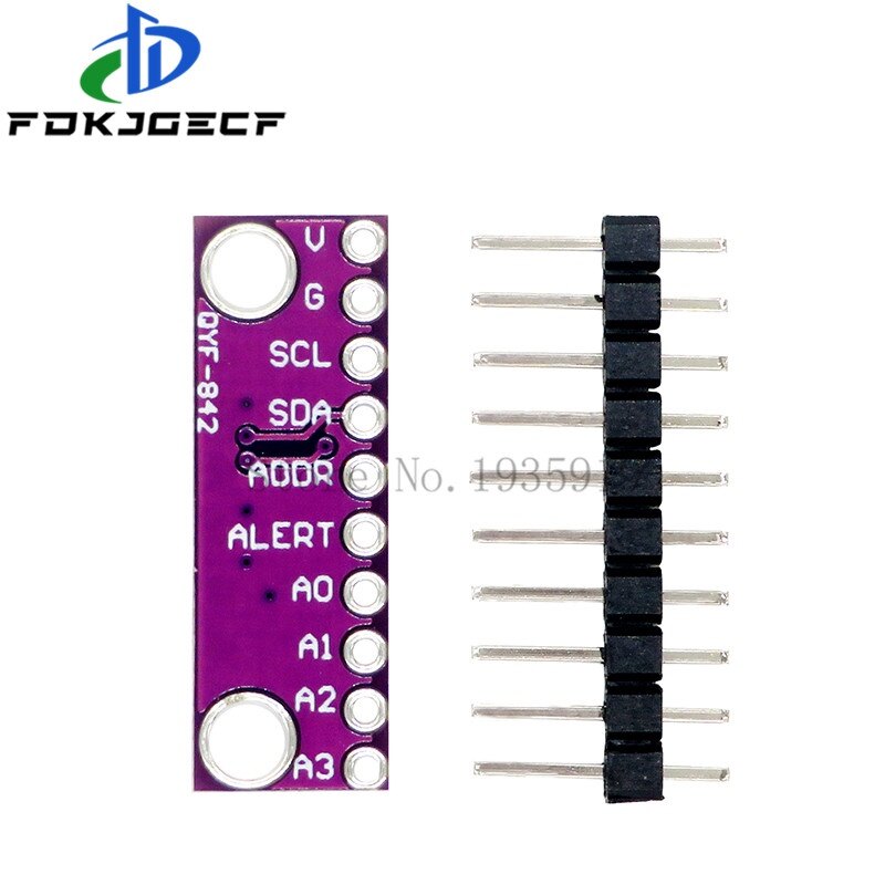 I2c ads1115 16 bit ADC 4 kênh module với lập trình Gain khuếch đại RPi 2.0V đến 5.5V