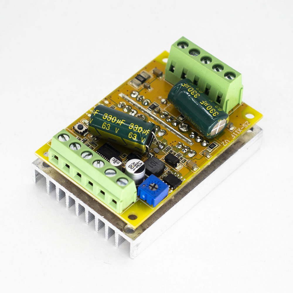 Three-phase dc brushless motor controller dc6.5-50v 380w bldc pwm signal without hall sensor hall motor control driver board