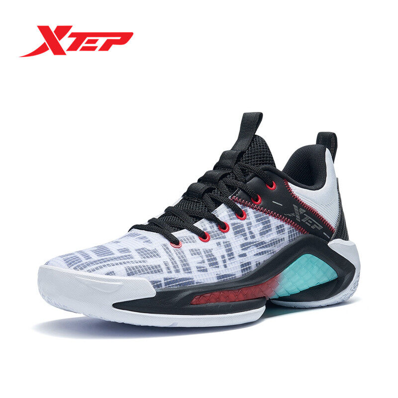 Xtep m giày bóng rổ nam rebound thoải mái 879219120555