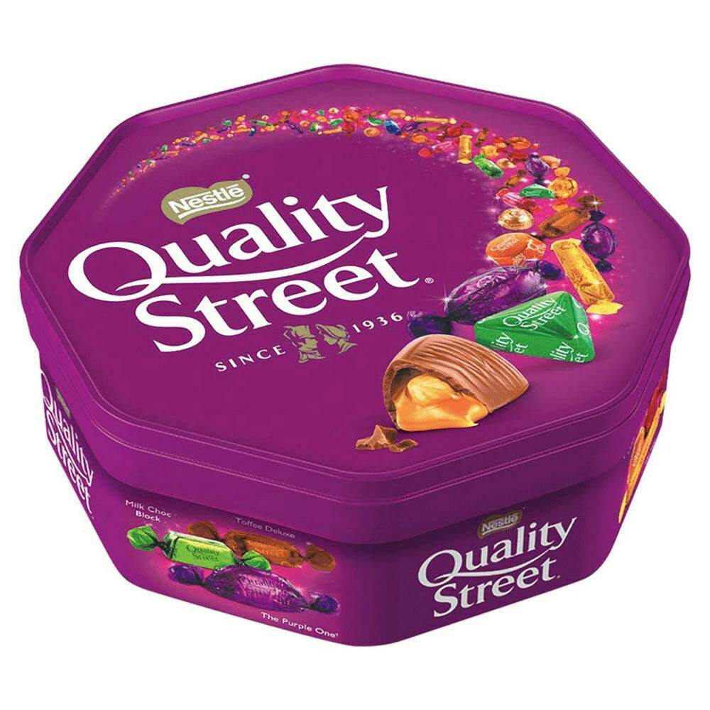 Nestle Quality Street 650g Tub of Assorted Wrapped Chocolates Lazada
