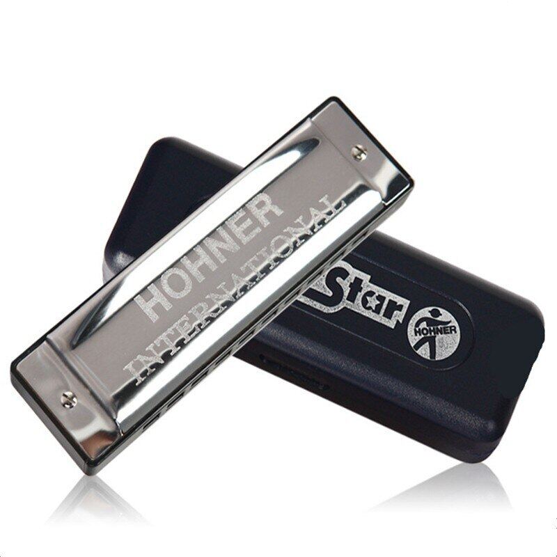 Hohner 10 Holes Armonica Diatonica Harmonica Blues Harp Key Of C Mouth Organ Sliver Gaita Music Instrument Mundharmonika