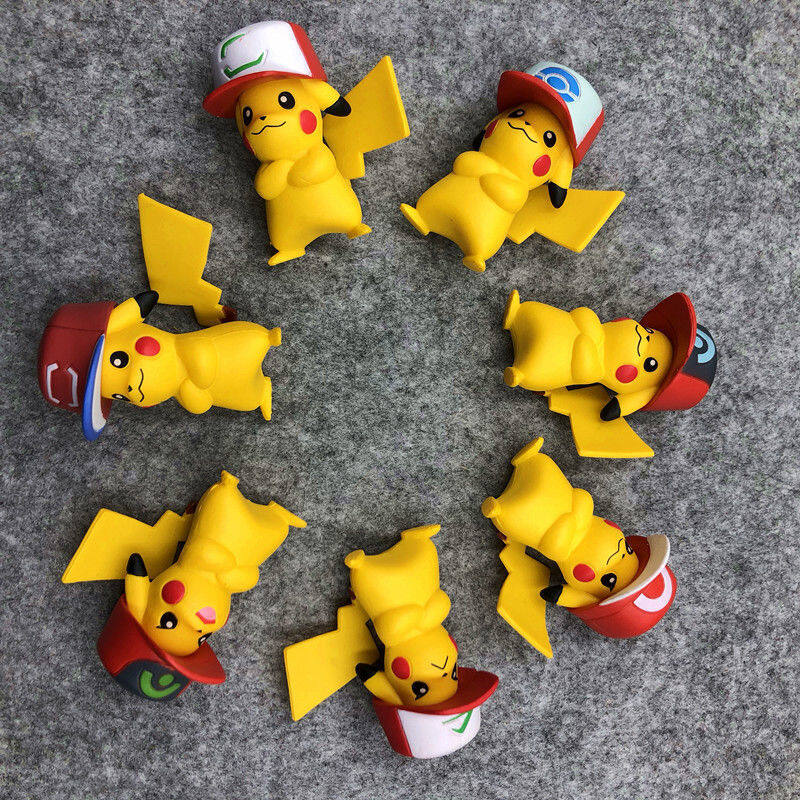 Đồ Chơi Trẻ Em Quà Sinh Nhật, Hộp Mù, Búp Bê Đồ Chơi Mô Hình Quả Cầu Pokemon Pokémon Pikachu Thủ Công Đồ Trang Trí Pokemon