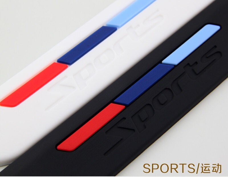 2023 2pcs Wow glue M Power M performance car bumper sticker For BMW E46 E60 E64 E70 E83 E85 E87 E90 F10 F20 F30 1 2 3 5 7 X