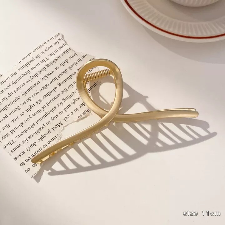 17MILE Gold pearl Hair Claws For Women Girls Hair Clips Elegant Metal Barrette Hair Clamps Trend Hairpins Crab Korean Hair Accessories