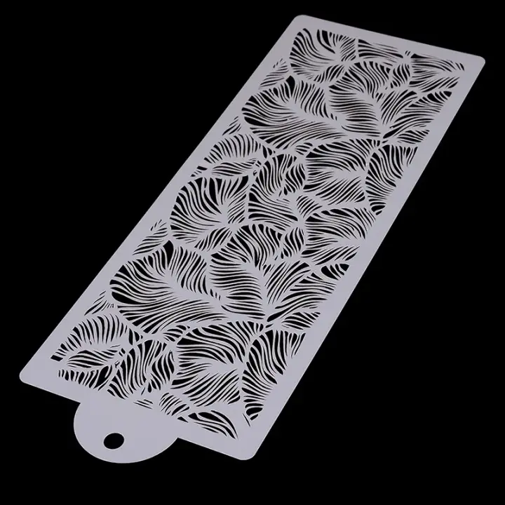 Peacock Lace Stencil For Wedding Cake Design Plastic Template Mold Painting Stencil Decorating Bottle Fondant Tools Bakeware Lazada Singapore
