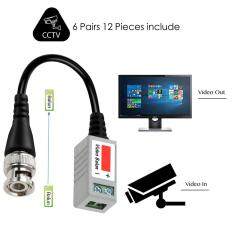 6 Đôi Camera Quan Sát BNC Video Balun Thu Phát Cáp