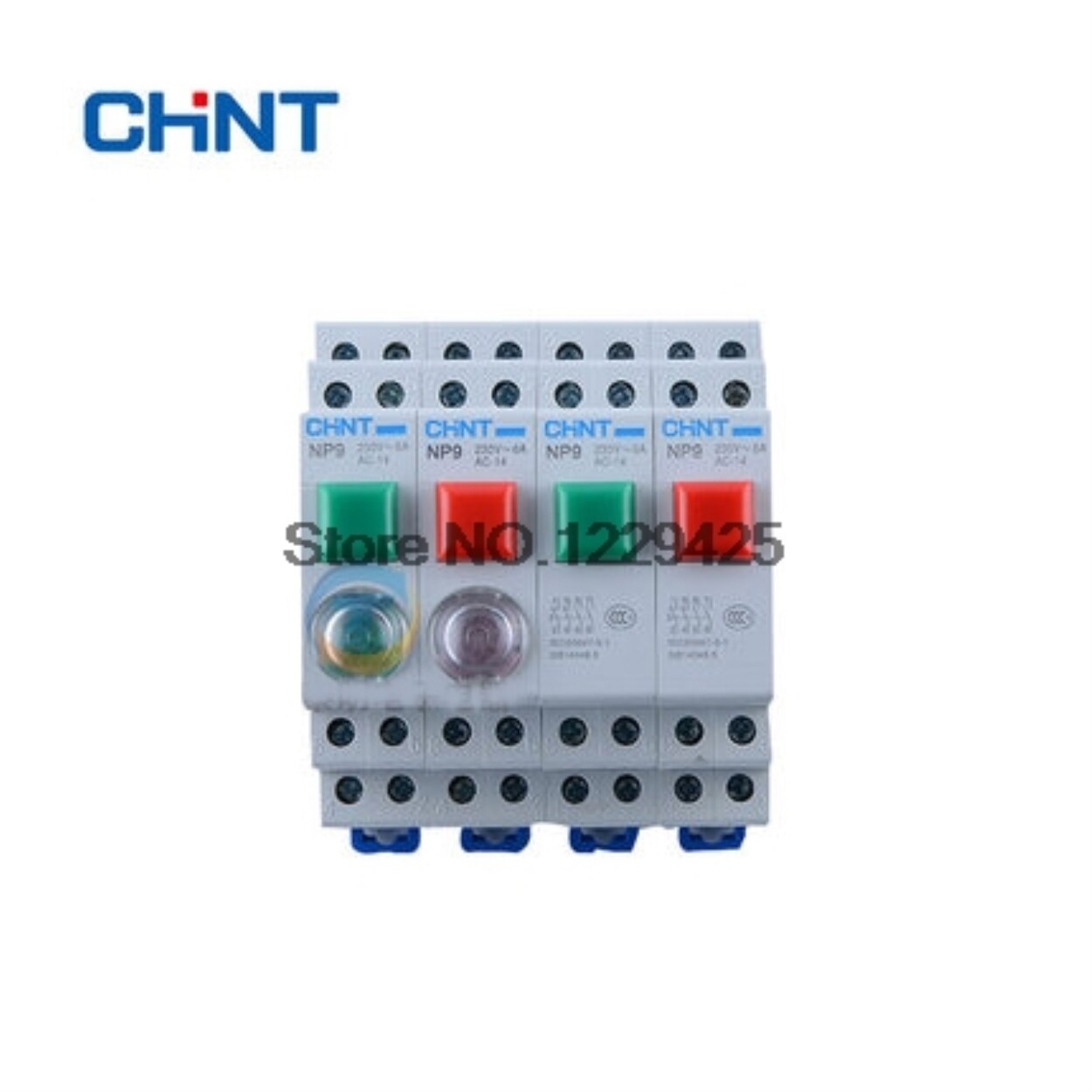 CHNT CHINT Momentary NP9 Push button Pushbutton Switch with LED 230v