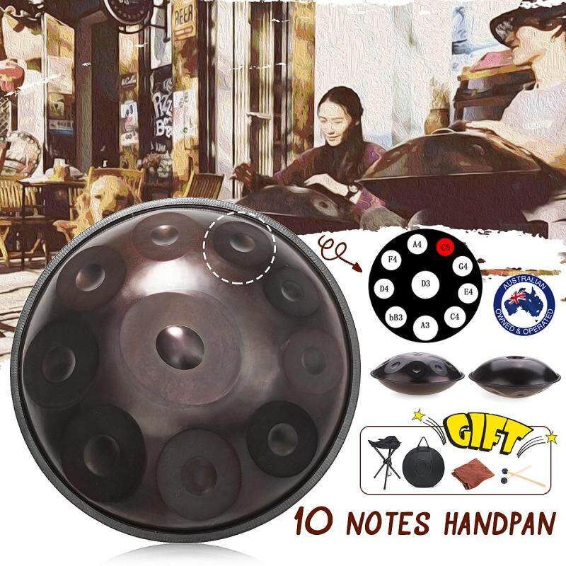 10 hương Chuyên Nghiệp Handpan Thép Carbon Handmade Handrum Thanh Tao bí ẩn