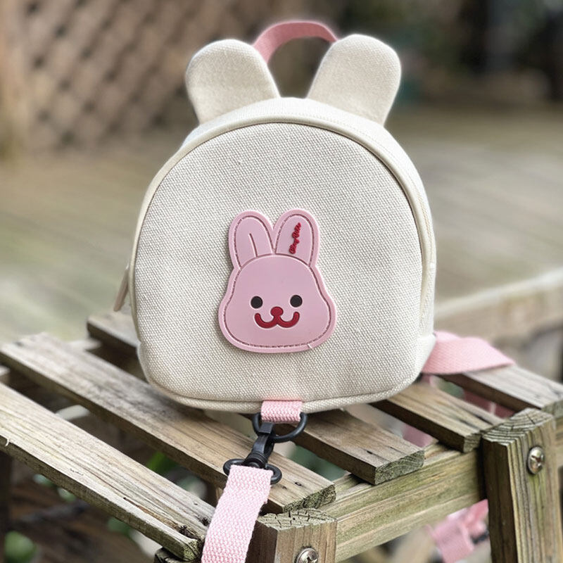HOBIBEAR Bear kindergarten schoolbag cute snacks storage backpack baby lost backpack