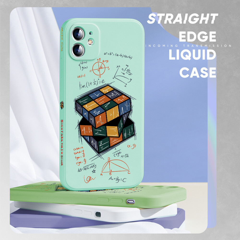 Hontinga Ốp Lưng Cho Realme 6 Pro Ốp Lưng Họa Tiết Viền Silicon Mềm Lỏng Chính Hãng Hình Khối Rubik Công Thức Toán Học Ốp Lưng Bảo Vệ Máy Ảnh Ốp Lưng Ốp Lưng Điện Thoại Cho Nam