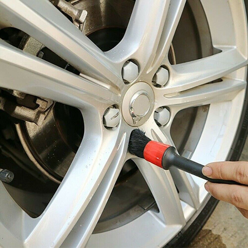 Cleaning Brush Black Car Detailing Multi-function Replacement Screw Brushes