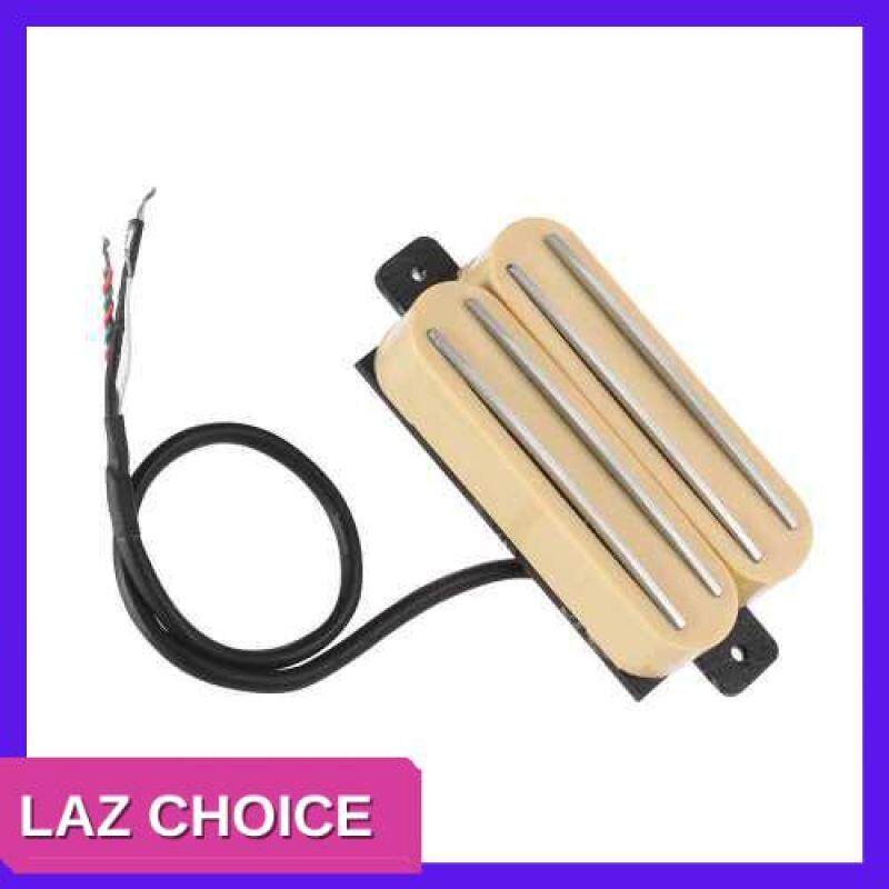 LAZ CHOICE Double Twin Hot Rail Humbucker Pickup with 4 Wires for ST LP Electric Guitar Replacement Parts (Yellow) Malaysia
