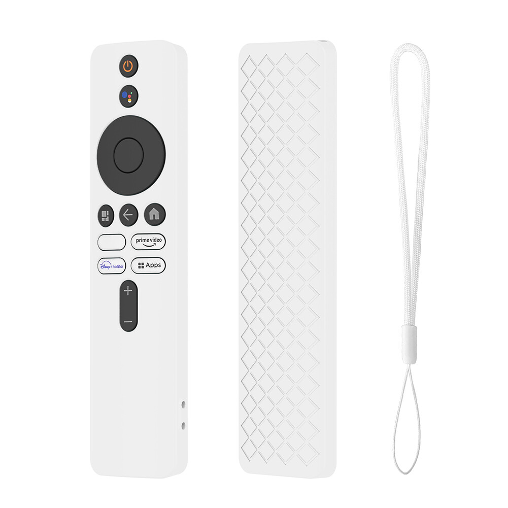 Drop-Proof Shell with Lanyard Remote Control Cover Protector Shockproof Anti-Slip Accessories for Xiaomi 4K TV MiBoX 2nd Gen