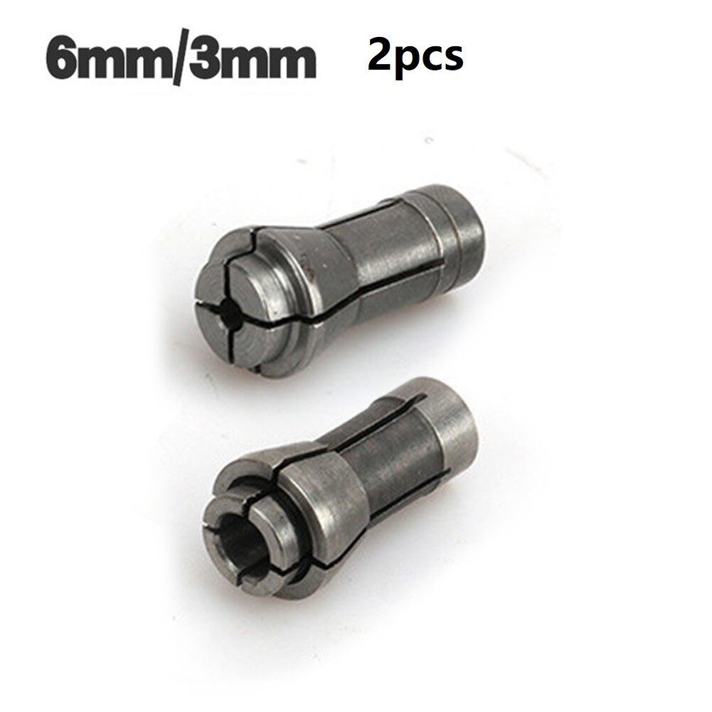 Holds Collet Kit Machine Router Bit Set Tools Trimming Woodworking 2pcs
