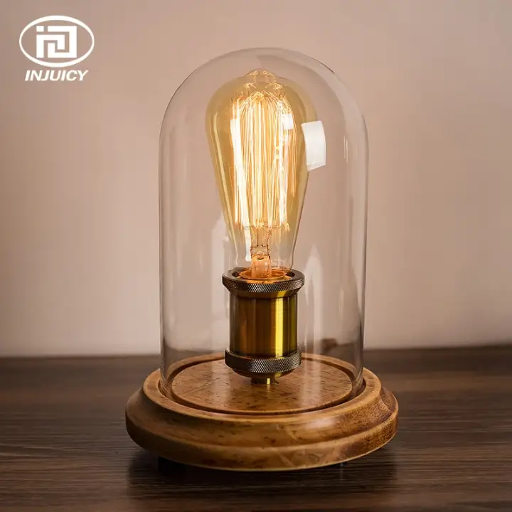 Vintage Edison Bulb Table Lights Retro, Edison Light Bulb Desk Lamp