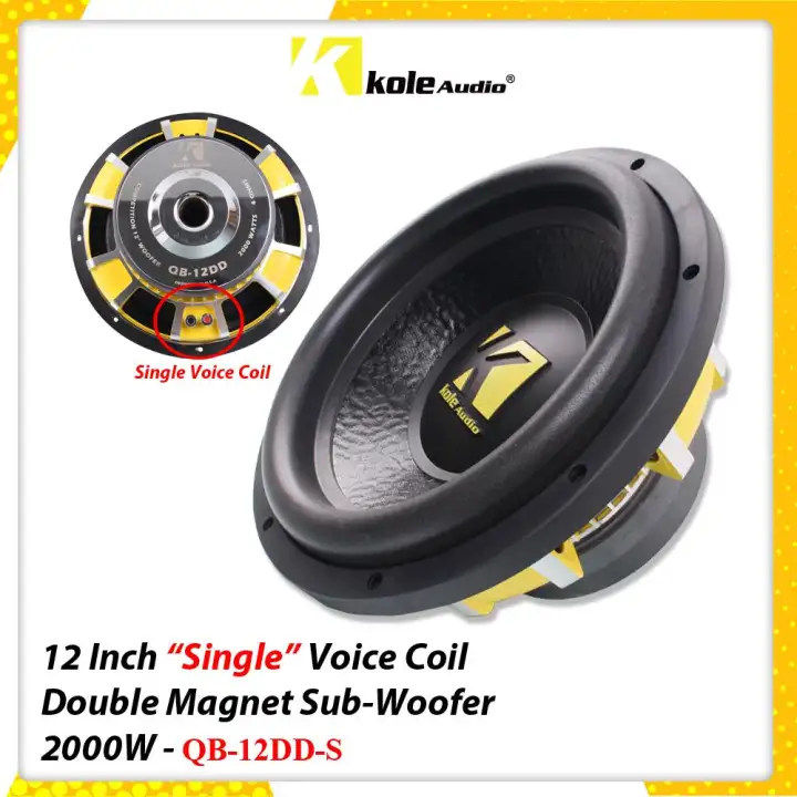 subwoofer double coil double magnet