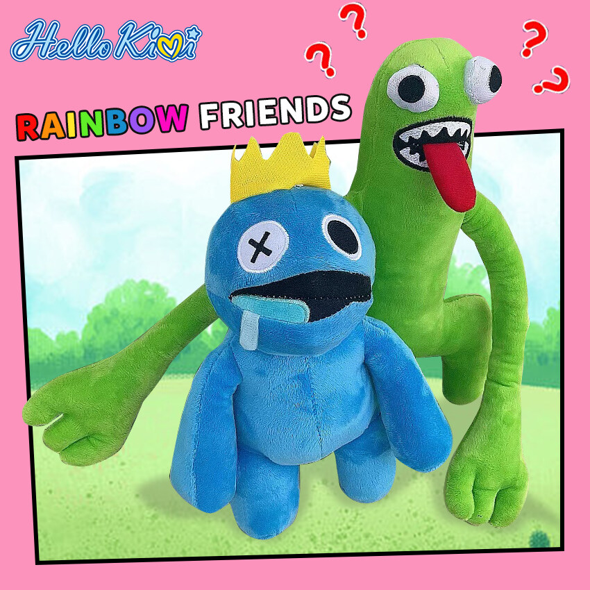 Rainbow Friends Plush Blue Orange Green Purple Stuffed Animal Plush Doll,  Blue From Rainbow Friends Plushies Toys For Fans And Friends