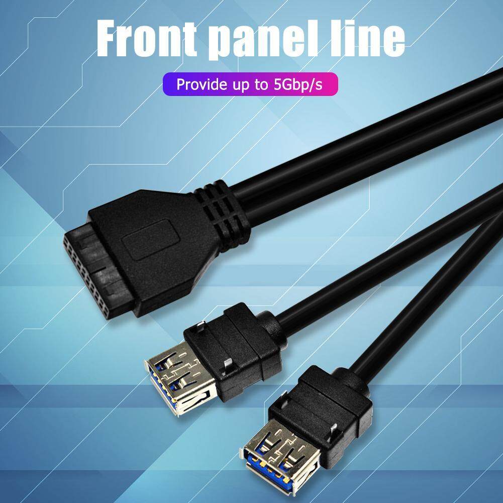 [Vktech] High Speed Front Panel Cable Adapter 20Pin to 2 Port USB 3.0