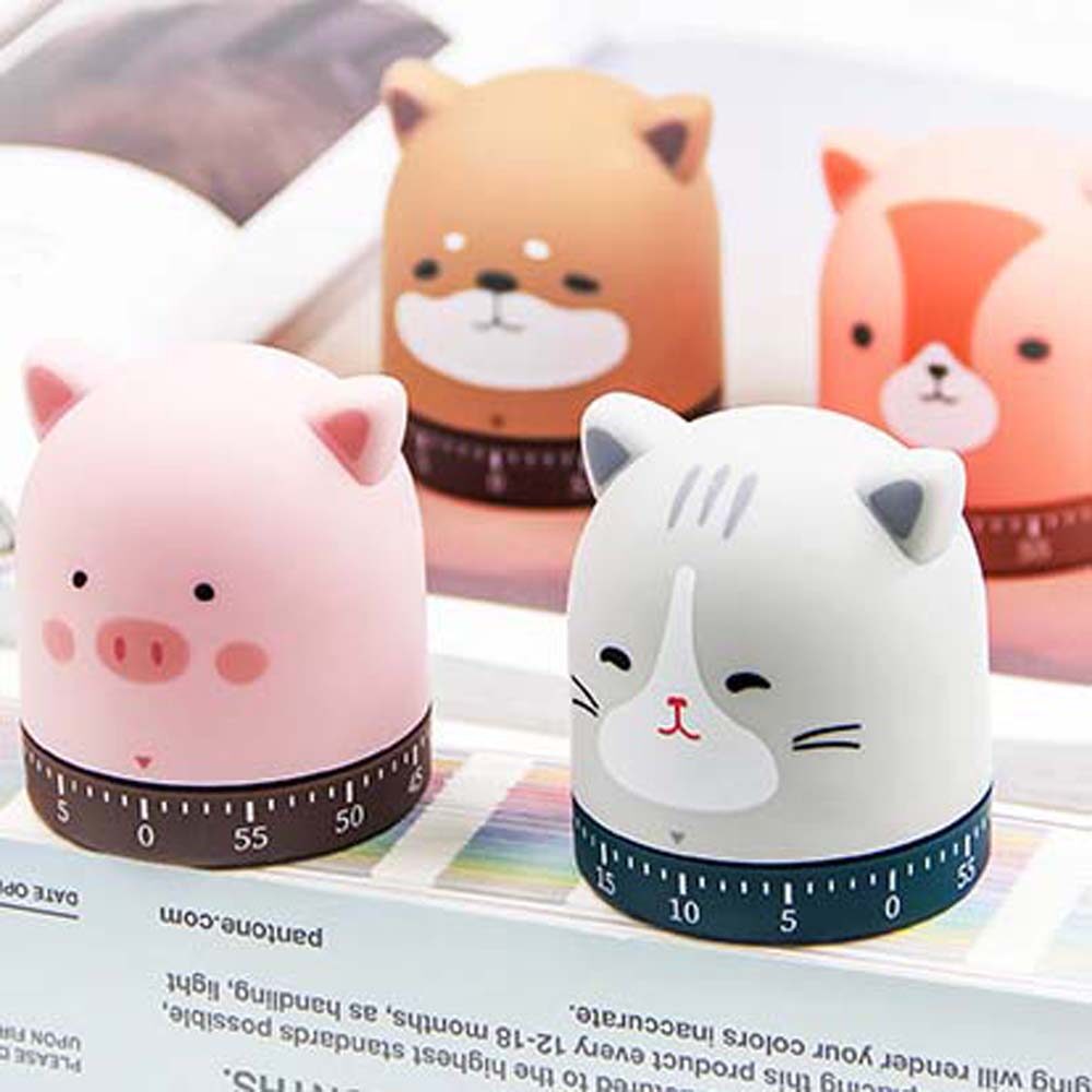 SDKIGVX Mechanical Multifunctional Study Countdown Household Home Time Reminder Kitchen Timer Alarm Clock Cooking Tool