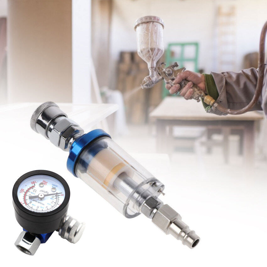 Bộ Lọc Tách Dầu Nước Nội Tuyến 1/4, Cho Máy Nén Phun Sơn Công Cụ