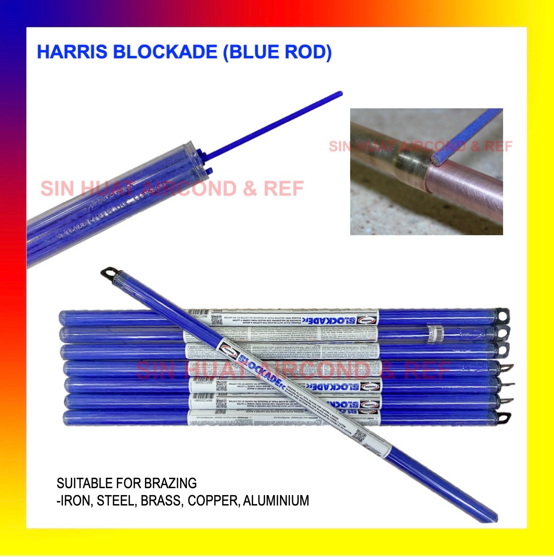 (ORIGINAL) HARRIS BLOCKADE / HARRIS SILVER ROD BLOCKADE / HARRIS BLUE
