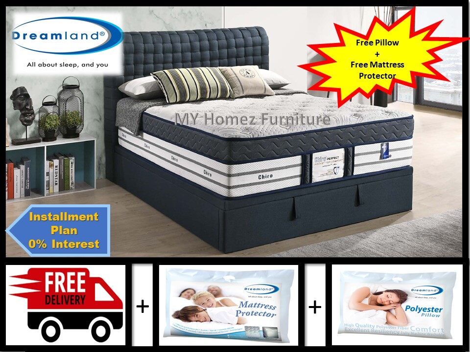 Pre-Order Perfect 1 @ 15 Dreamland Mattress Free Delivery + Free Dreamland  Hotel Pillow + Mattress Protector | Lazada